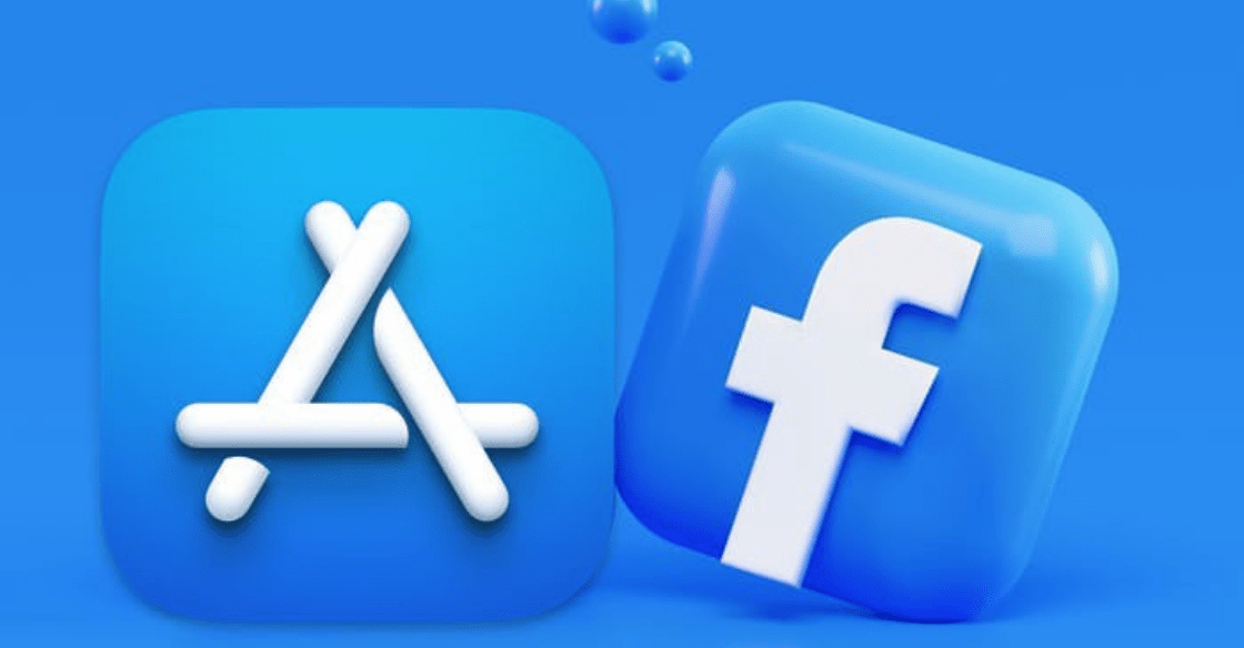 Apple vs Facebook logos